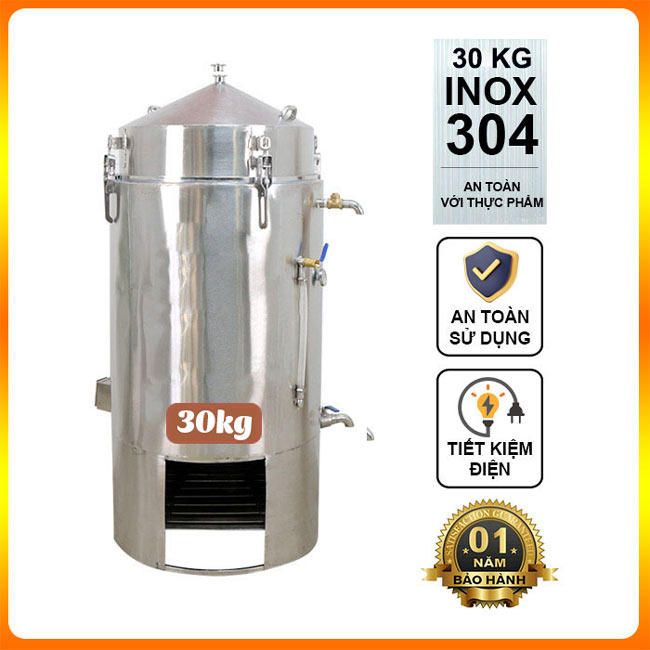 Nồi nấu rượu bằng củi 30kg