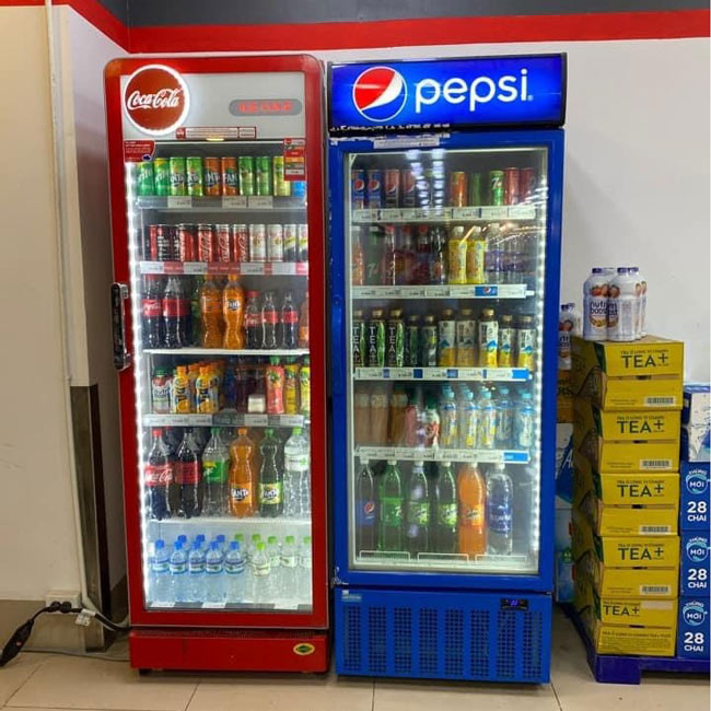 feedback tủ mát siêu thị pepsi 500 lít