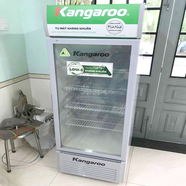 review sử dụng tủ mát kangaroo 350l