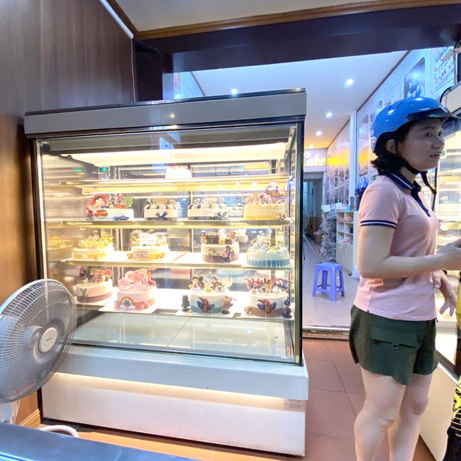 tủ bảo quản bánh kem 5 tầng 1m2 KV