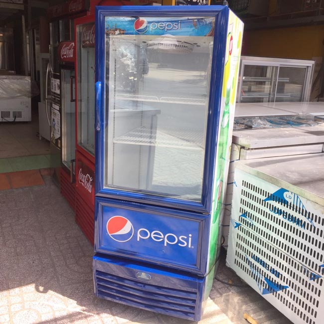 Tủ mát Pepsi 500L thiết kế