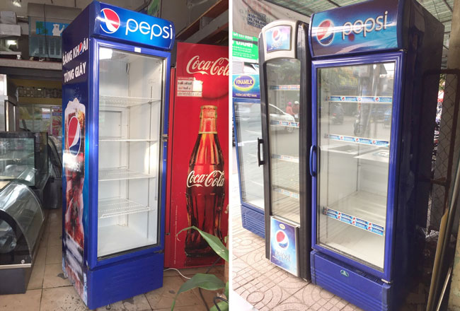 Tủ mát Pepsi dung tích 600l