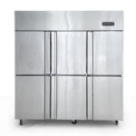 Tủ đông đứng 6 cánh 1598L KW-6CBO2 2 chế độ (làm lạnh trực tiếp)