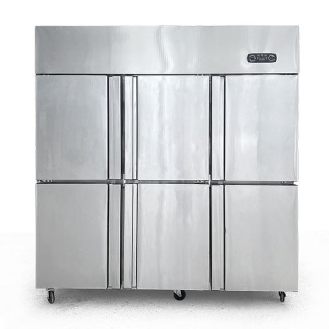 Tủ đông đứng 6 cánh 1598L KW-6CBO2 2 chế độ (làm lạnh trực tiếp)