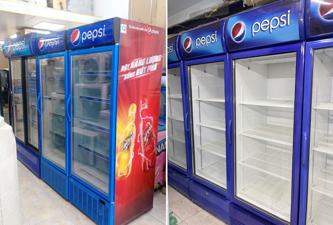 tủ mát pepsi 450l giá rẻ