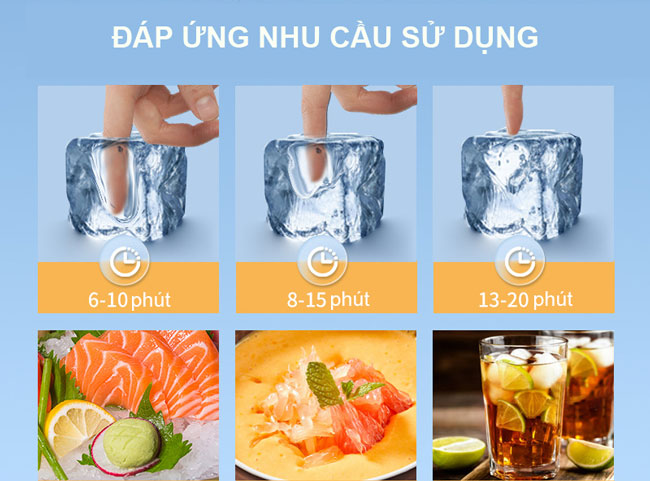 làm đá theo đúng nhu cầu