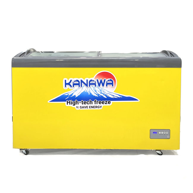 Tủ đông nằm 2 cánh kính 330L dài 1m3 KW-CN1300