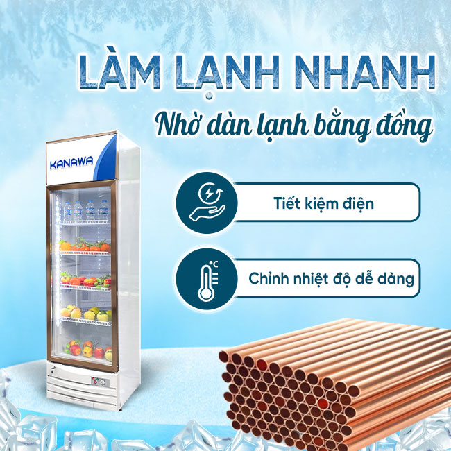 Lợi ích của tủ mát 1 cánh 1 chế độ KW-1C1CDF