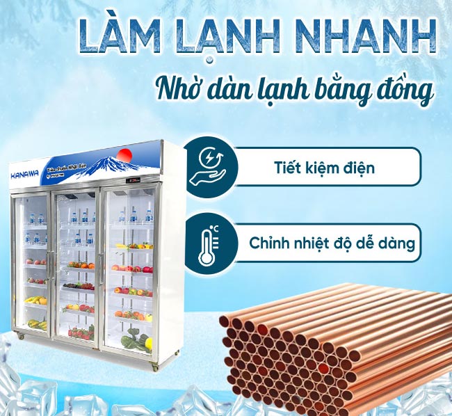 Làm lạnh nhanh, tiết kiệm điện