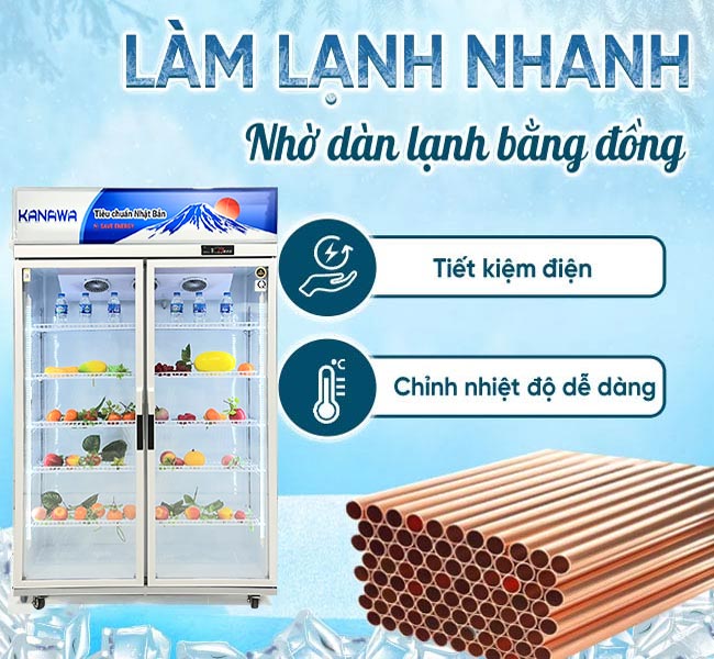 Làm lạnh nhanh, tiết kiệm điện