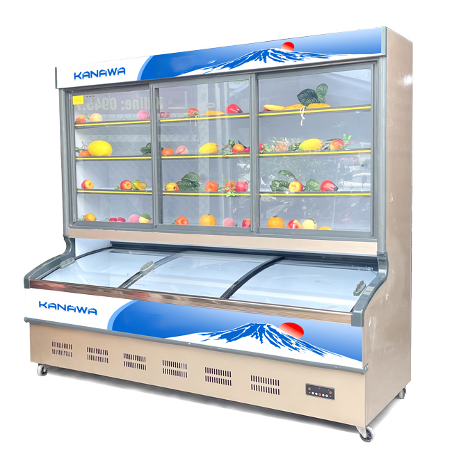 Tủ mát 3 cánh 3C2CD-1300L 2 chế độ