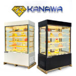Tủ bánh kem 1m2 kính vuông 5 tầng TBK5T-1.2V