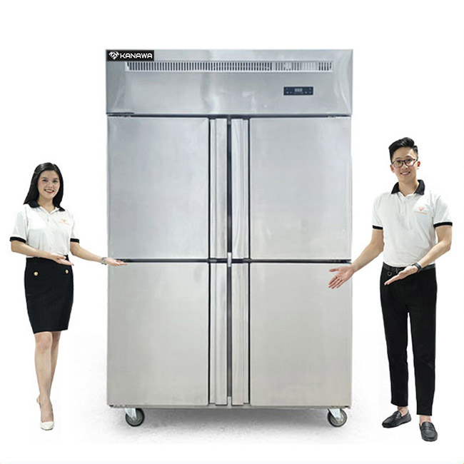 Tủ đông đứng 4 cánh 1038L 4CBO (làm lạnh trực tiếp)