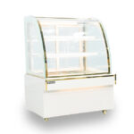 Tủ bánh kem 90cm kính cong 3 tầng Mới TBK3T-0.9C-NR