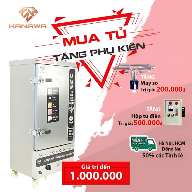 Ưu đãi khi mua tủ cơm Kanawa