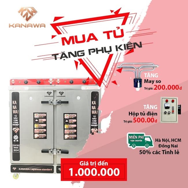 Ưu đãi khi mua tủ cơm Kanawa