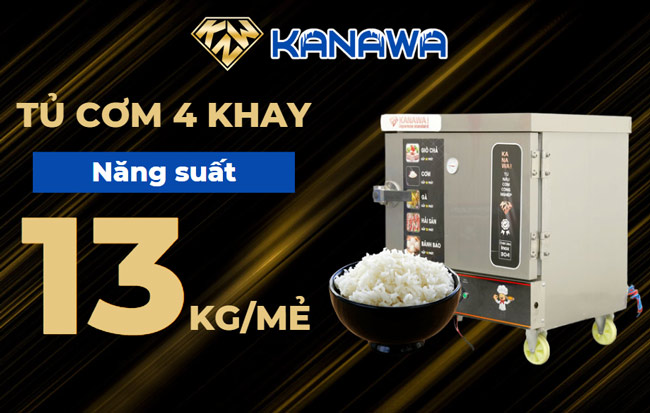 Tủ hấp cơm 4 khay