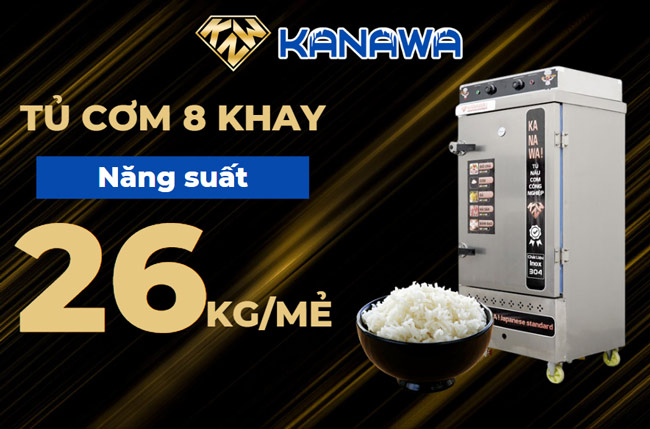 Tủ nấu cơm 8 khay