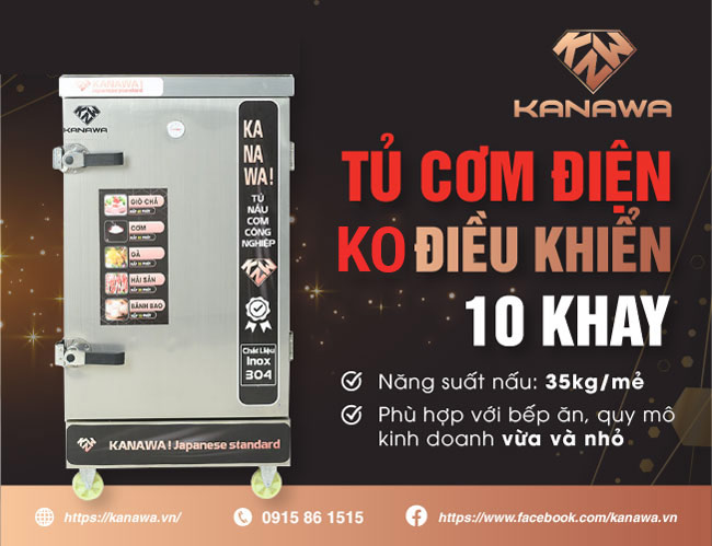 Tủ hấp cơm 10 khay điện