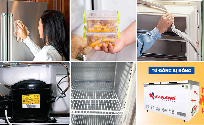 TOP 12+ lỗi thường gặp ở tủ đông: Nguyên nhân & Cách xử lý