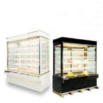 Tủ bánh kem 1m5 kính vuông 5 tầng mới TBK5T-1.5V-NR