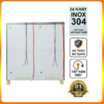 Tủ cơm công nghiệp 24 khay điện không điều khiển