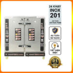 Tủ cơm công nghiệp 24 khay điện không điều khiển
