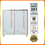 Tủ cơm công nghiệp 24 khay điện không điều khiển
