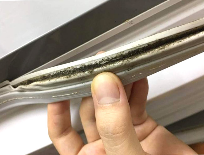 Gioăng tủ mất đàn hồi