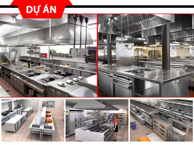 bếp á công nghiệp dự án