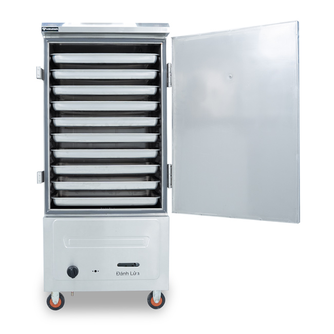 Tủ cơm công nghiệp 10 khay gas không điều khiển TC10G-VN