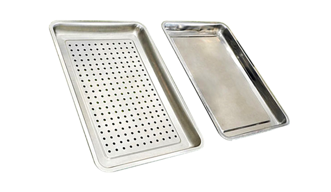 Khay nấu hấp lỗ & phẳng