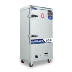 Tủ hấp cơm 8 khay điện gas không điều khiển