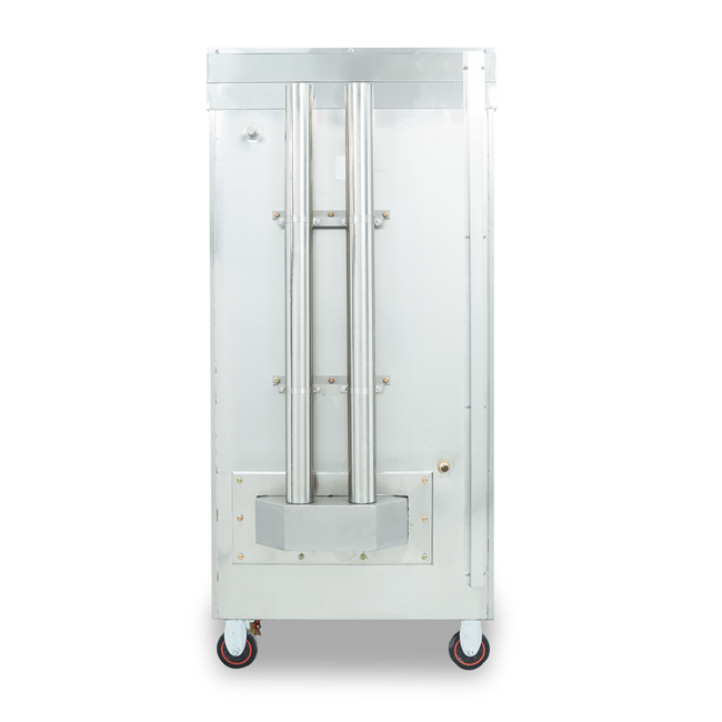 Tủ hấp cơm 8 khay điện gas không điều khiển