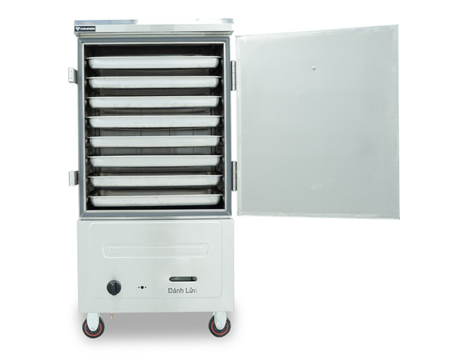 Tủ nấu cơm 8 khay gas công nghiệp