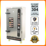 Tủ cơm công nghiệp 12 khay điện không điều khiển