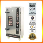 Tủ cơm công nghiệp 12 khay điện không điều khiển