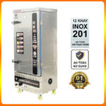 Tủ cơm công nghiệp 12 khay gas không điều khiển
