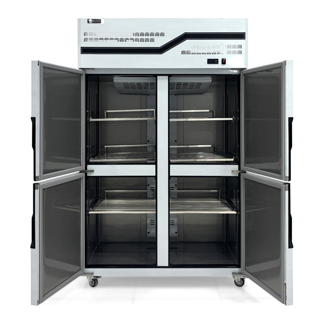 Tủ đông đứng 4 cánh 1038L KW-CFD-40D4F-HB (làm lạnh quạt gió)