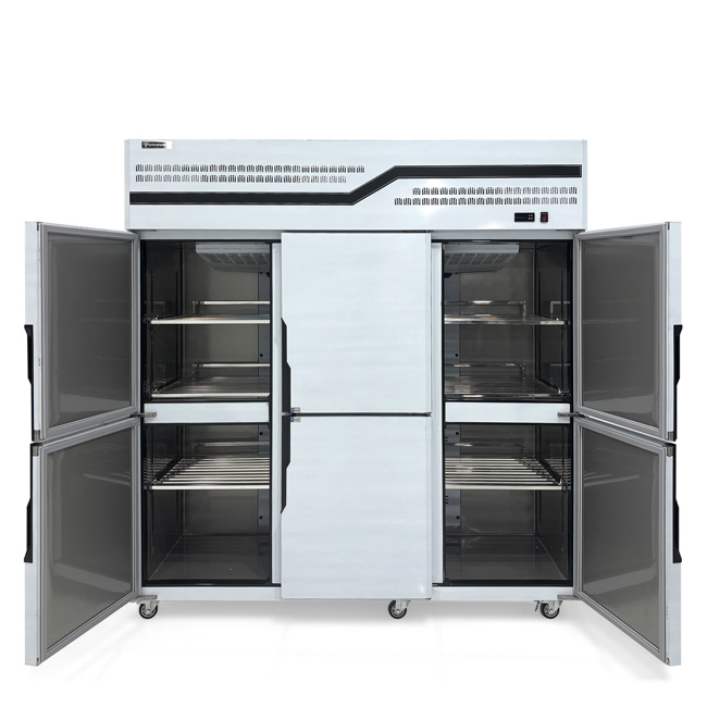 Tủ đông đứng 6 cánh 1400L KW-CFD-60D6F-HB (làm lạnh quạt gió)