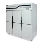 Tủ đông đứng 6 cánh 1400L KW-CFD-60D6F-HB (làm lạnh quạt gió)