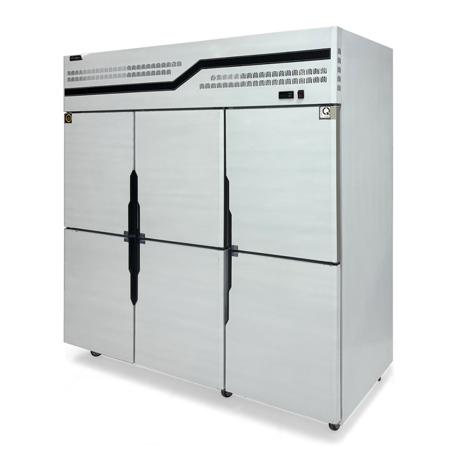 Tủ đông đứng 6 cánh 1400L KW-CFD-60D6F-HB (làm lạnh quạt gió)
