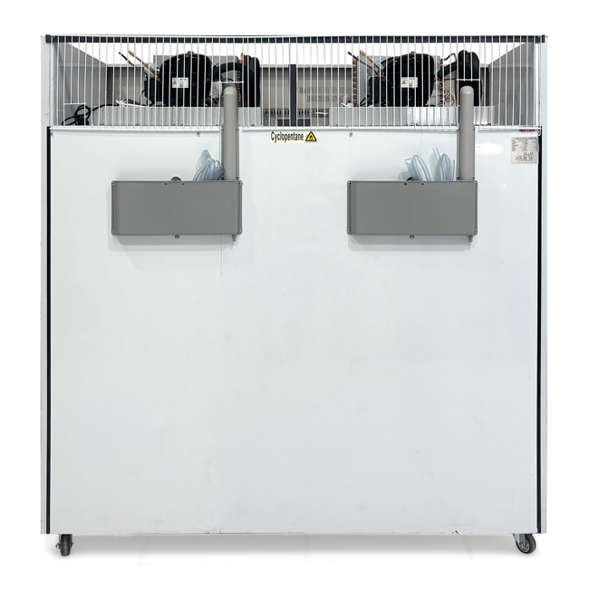 Tủ đông đứng 6 cánh 1400L KW-CFD-60D6F-HB (làm lạnh quạt gió)