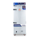 Tủ cơm công nghiệp 12 khay điện gas liền điều khiển