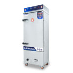 Tủ cơm công nghiệp 12 khay điện gas liền điều khiển