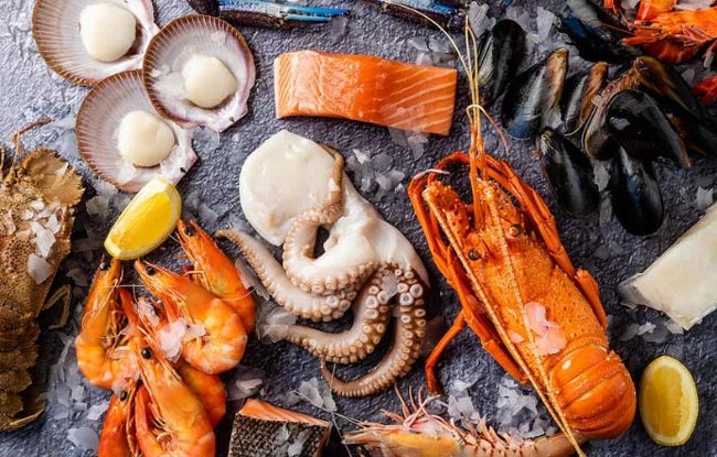 Xử lý hải sản trước khi bảo quản