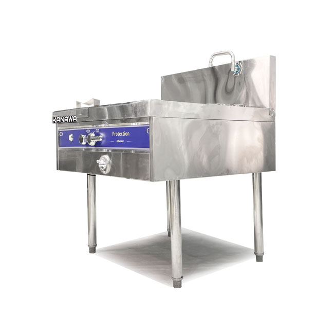 Bếp Á 1 họng gas 88cm quạt thổi 120W