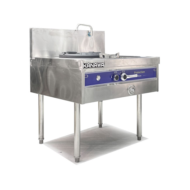 Bếp Á 1 họng gas 88cm quạt thổi 120W