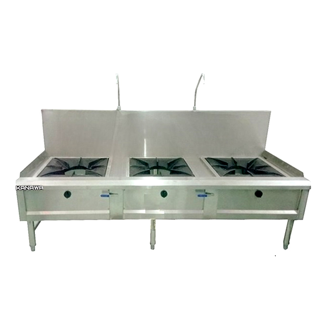 Bếp hầm gas 3 họng