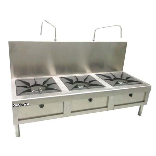 Bếp hầm gas 3 họng